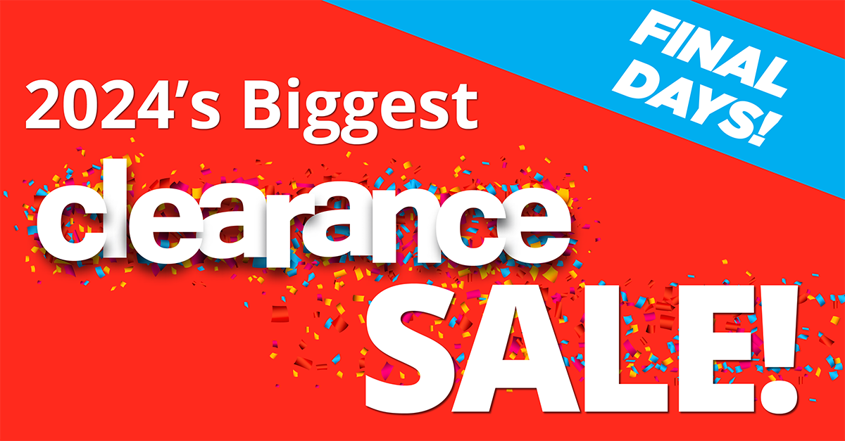 2024's Biggest Clearance Sale!