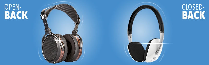 Difference between open 2025 back and closed headphones